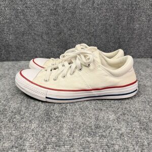 Converse Women Low Top Chuck Taylor All Star Madison Canvas Shoes White Size 8